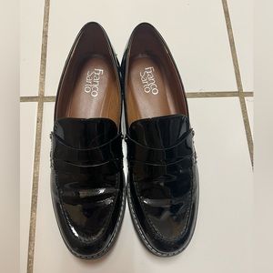 Franco Sarto Black Loafers